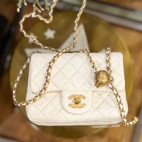 chanel mini flap bag with gold ball|vintage chanel mini flap bag.